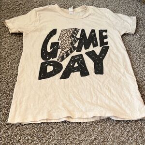 Bella Canvas Cream 'Game Day' Kids Tee